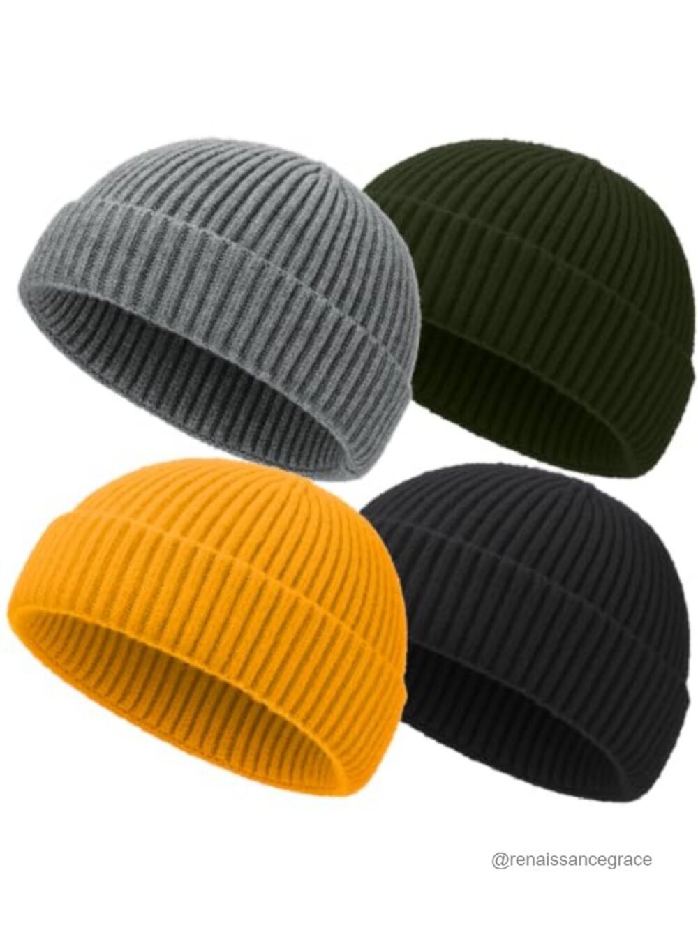 Unisex Wool Beanie Hat Knit Cuff Hipster Skull Cap Winter